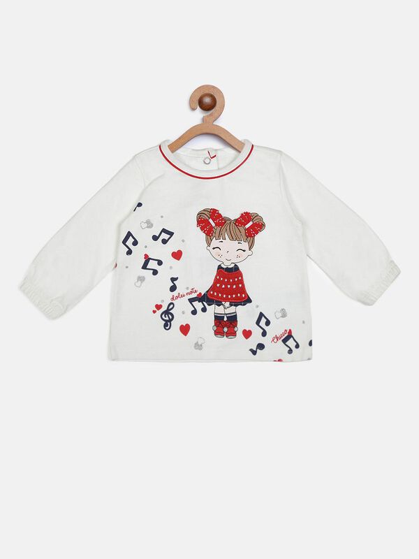 Knitted T-Shirt With Print image number 0